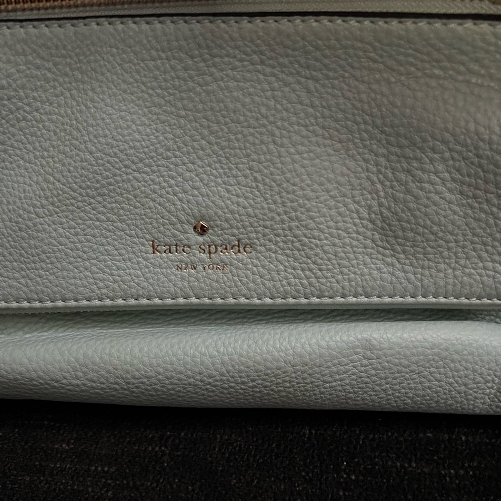 Kate Spade Light Blue Leather Bag